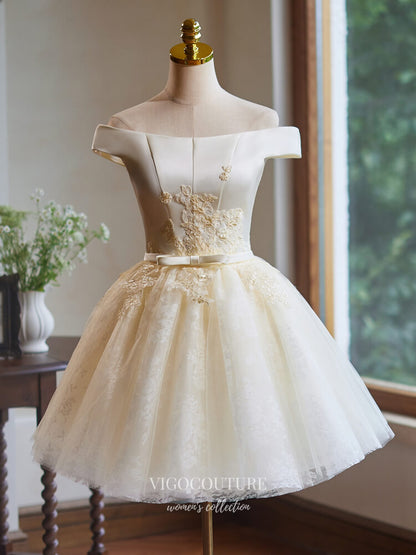 Light Yellow Lace Applique Homecoming Dress Off the Shoulder Graduation Dress hc325 Yellow / 20W Light Yellow Lace Applique Homecoming Dress Off the Shoulder Graduation Dress hc325 Yellow / 20W