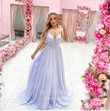 Prom Dress 2025 Lilac Sparkly Tulle Prom Dresses Spaghetti Strap Formal Gown 21999-unique elegant Prom Dresses-Lilac-US2-vigocouture