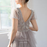 Prom Dress 2025 Mauve Beaded Tiered Prom Dress 20236-unique elegant Prom Dresses-Mauve-US2-vigocouture