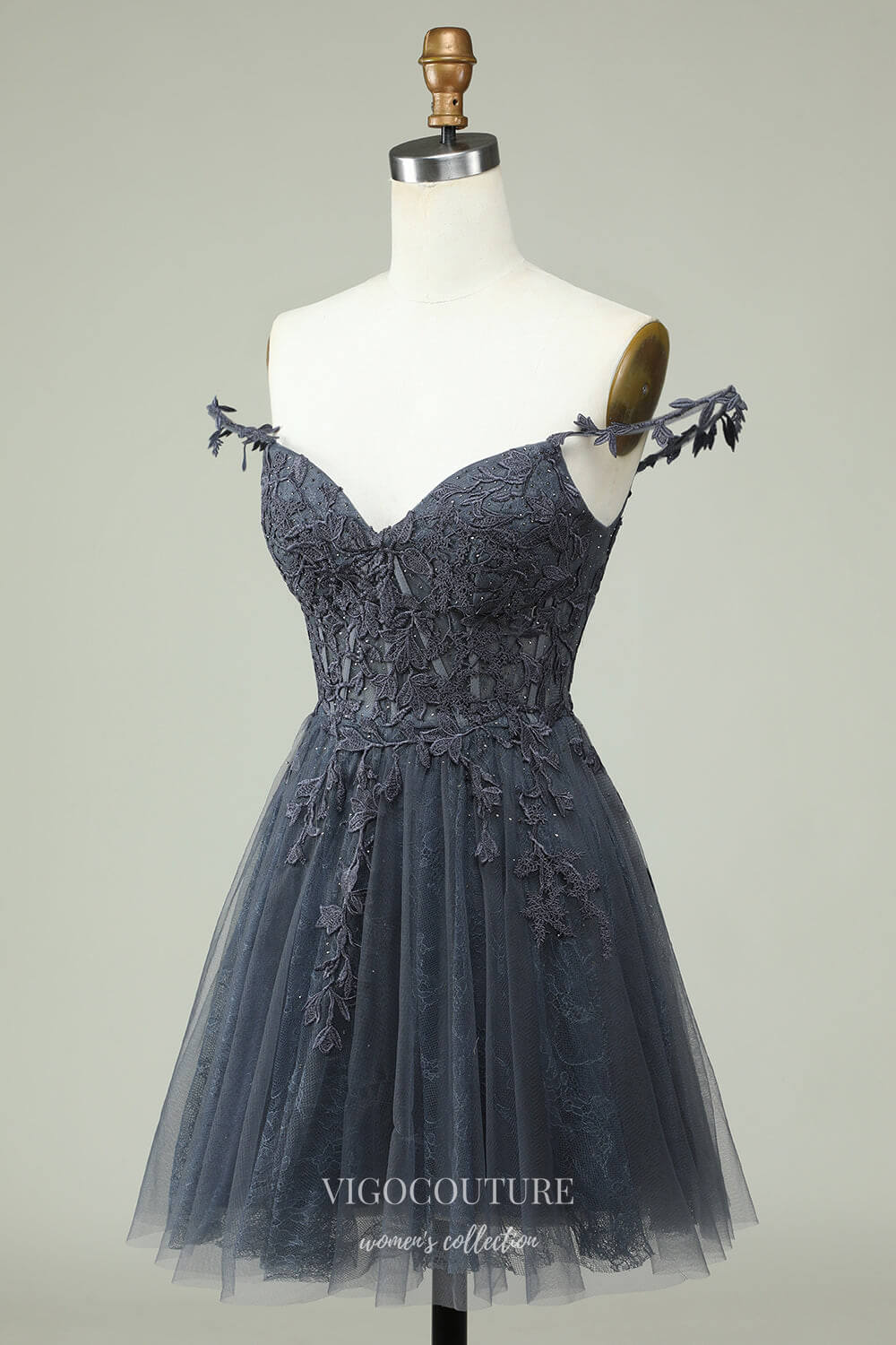 Navy Blue Spaghetti Strap Homecoming Dresses Lace Applique Back to School Dress hc377 Green / 26W Navy Blue Spaghetti Strap Homecoming Dresses Lace Applique Back to School Dress hc377 Green / 26W