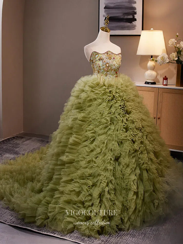 olive green lace prom dress Lace Olive Prom Dresses - Long & Short Prom Gowns