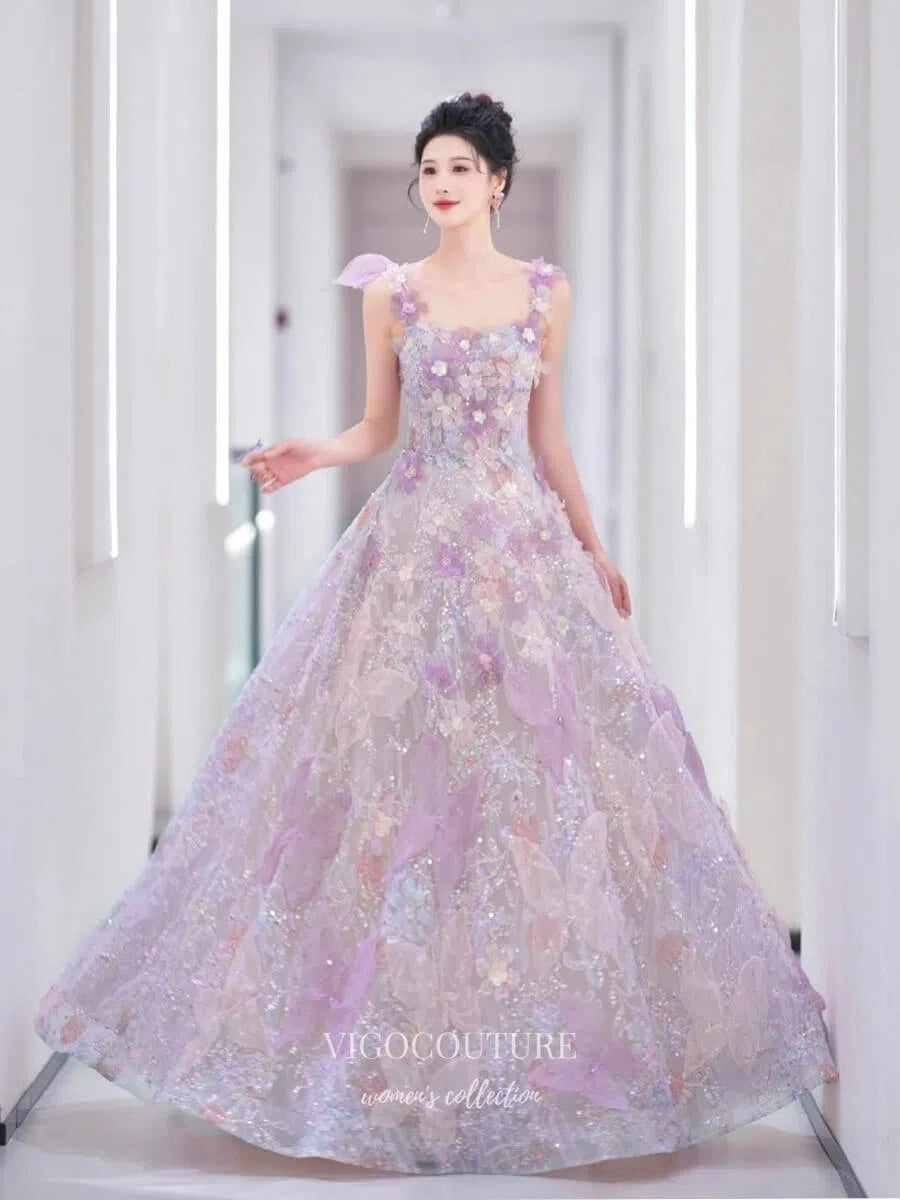 beaded butterfly prom dress Faviana 11053