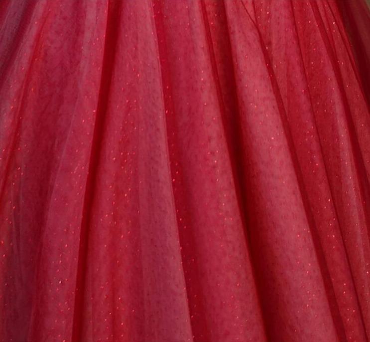 Prom Dress 2025 Plunging V-Neck Spaghetti Strap Prom Dress 20244-unique elegant Prom Dresses-Red-US2-vigocouture