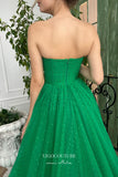 Prom Dress 2025 Printed Hearts Prom Dresses Strapless Formal Dresses 21580-unique elegant Prom Dresses-Green-US2-vigocouture