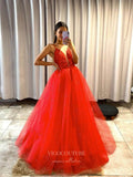 Red Lace Applique Prom Dresses Spaghetti Strap Evening Dress 21779