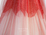 Prom Dress 2025 Red Sparkly Tulle Prom Dresses Spaghetti Strap Formal Dresses 21325-unique elegant Prom Dresses-Red-US2-vigocouture