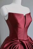 Prom Dresses 2025 to impress Regalia - Burgundy Mikado Formal Dress-vigocouture-vigocouture