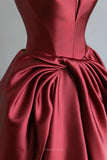 Prom Dresses 2025 to impress Regalia - Burgundy Mikado Formal Dress-vigocouture-vigocouture