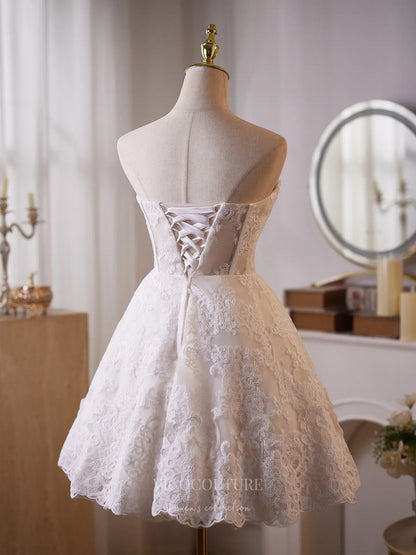 Prom Dresses 2025 to impress Romantic Lace Corset Homecoming Dress with Sweetheart Neckline, Cameo Detail & A-Line Skirt – 26014-vigocouture-vigocouture