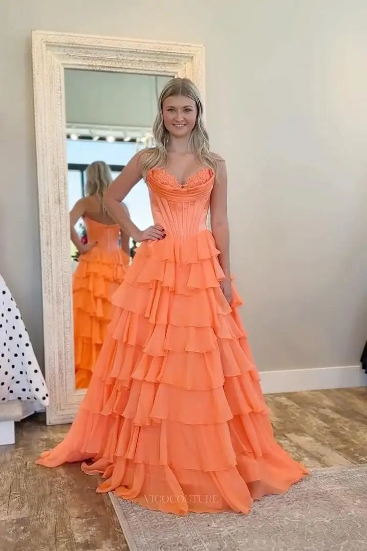 open lace back dress Faviana Sparkle Tulle Corset Prom Dress 11230 main image 0