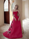 Prom Dresses 2025 to impress Rosabelle - Fuchsia Bow-Tie Princess Dress-vigocouture-vigocouture