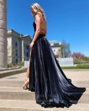 Prom Dress 2025 Satin A-Line Spaghetti Strap Prom Dress 20816-unique elegant Prom Dresses-Lavender-US2-vigocouture