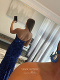 Prom Dress 2025 Sequin Strapless Prom Dresses Mermaid Formal Dresses 21555-unique elegant Prom Dresses-Burgundy-US2-vigocouture