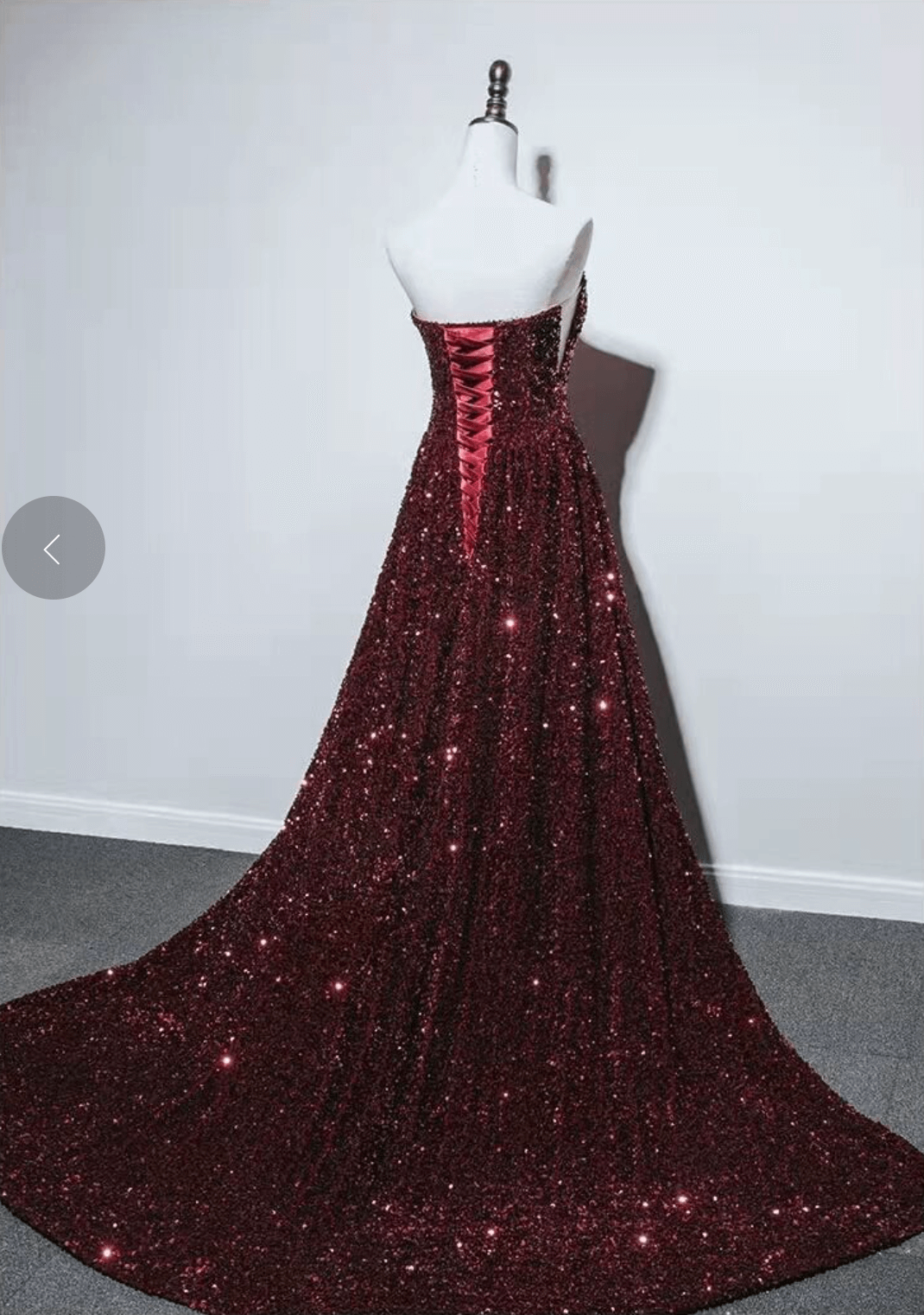 Prom Dress 2025 Sheath Sequin Prom Dress with Overskirt 20659-unique elegant Prom Dresses-Red-US2-vigocouture