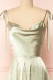 Prom Dress 2025 Silver Spaghetti Strap Prom Dress 20574-unique elegant Prom Dresses-Silver-US2-vigocouture