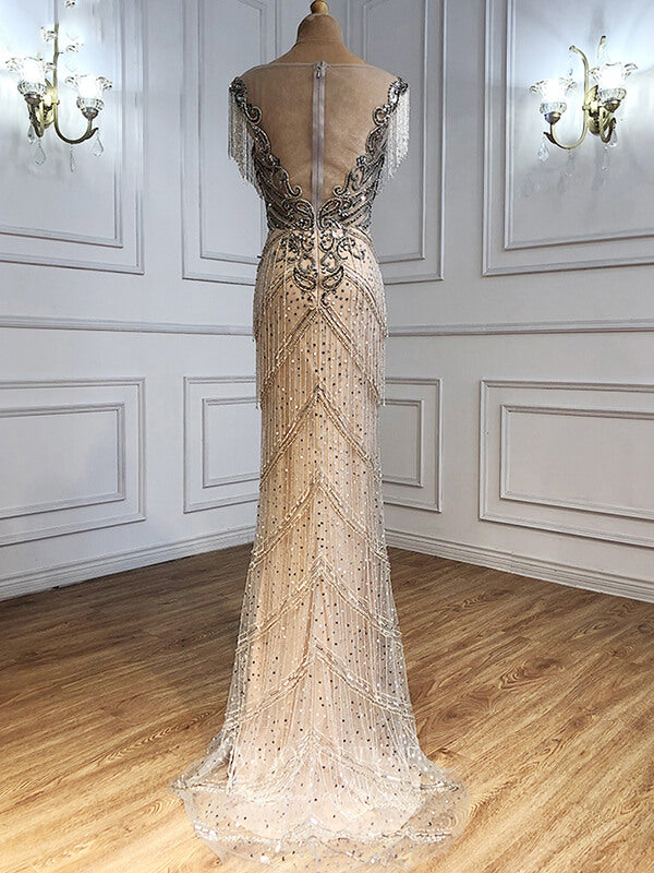 Sparkly Beaded Prom Dresses Mermaid Evening Dresses 21282 vigocouture Sparkly Beaded Prom Dresses Mermaid Evening Dresses 21282 vigocouture