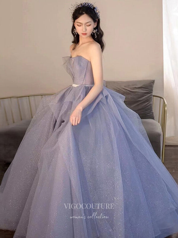 Prom Dress 2025 Sparkly Lace Prom Dresses Off the Shoulder Party Dresses 21276-unique elegant Prom Dresses-Gradient-US2-vigocouture