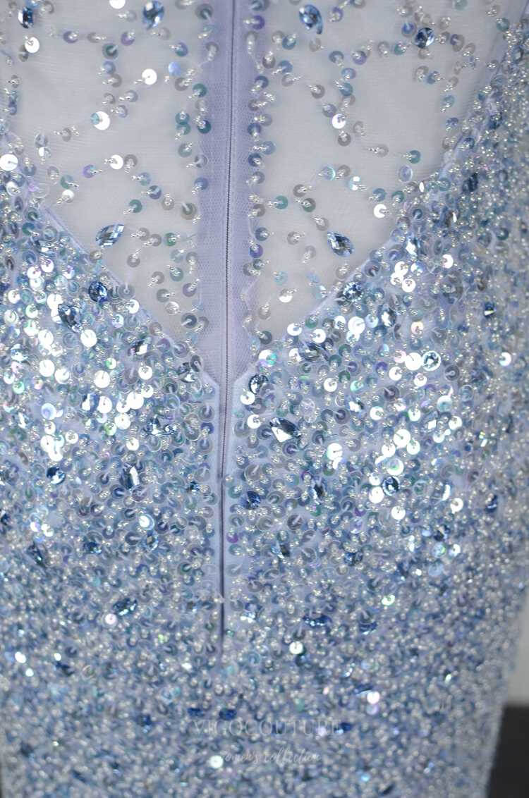 Prom Dress 2025 Sparkly Mermaid Prom Dresses Off the Shoulder Evening Dresses 20795-unique elegant Prom Dresses-Light Blue-US2-vigocouture