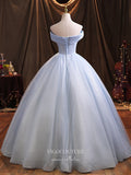 Prom Dress 2025 Sparkly Tulle Quinceanera Dresses Lace Applique Sweet 15 Dresses 21383-unique elegant Prom Dresses-As Pictured-Custom Size-vigocouture