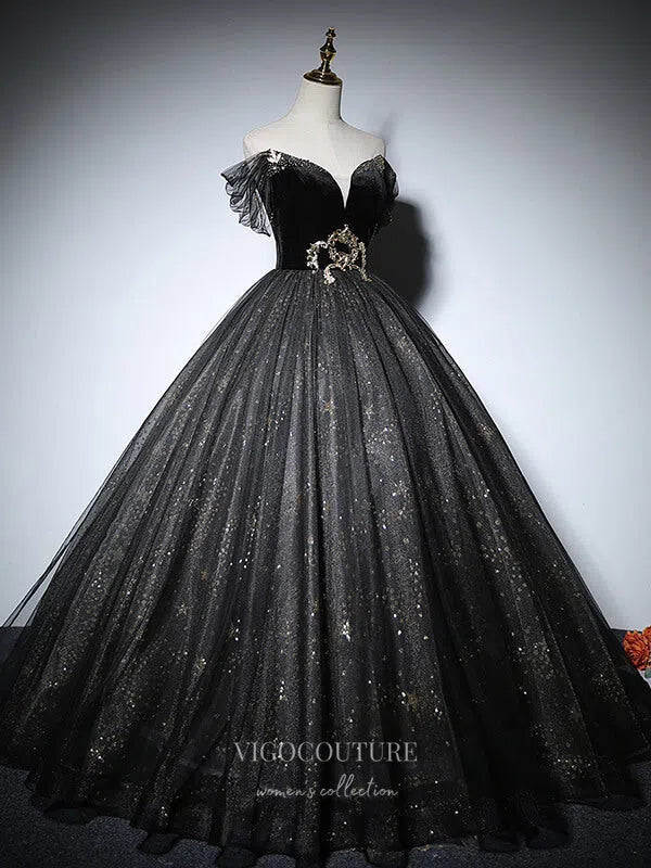Starry Tulle Prom Dresses Plunging V-Neck Formal Gown 21052 Blue / Custom Size Starry Tulle Prom Dresses Plunging V-Neck Formal Gown 21052 Blue / Custom Size