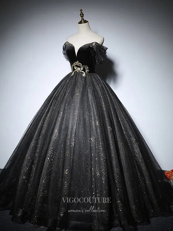 Starry Tulle Prom Dresses Plunging V-Neck Formal Gown 21052 Blue / Custom Size Starry Tulle Prom Dresses Plunging V-Neck Formal Gown 21052 Blue / Custom Size