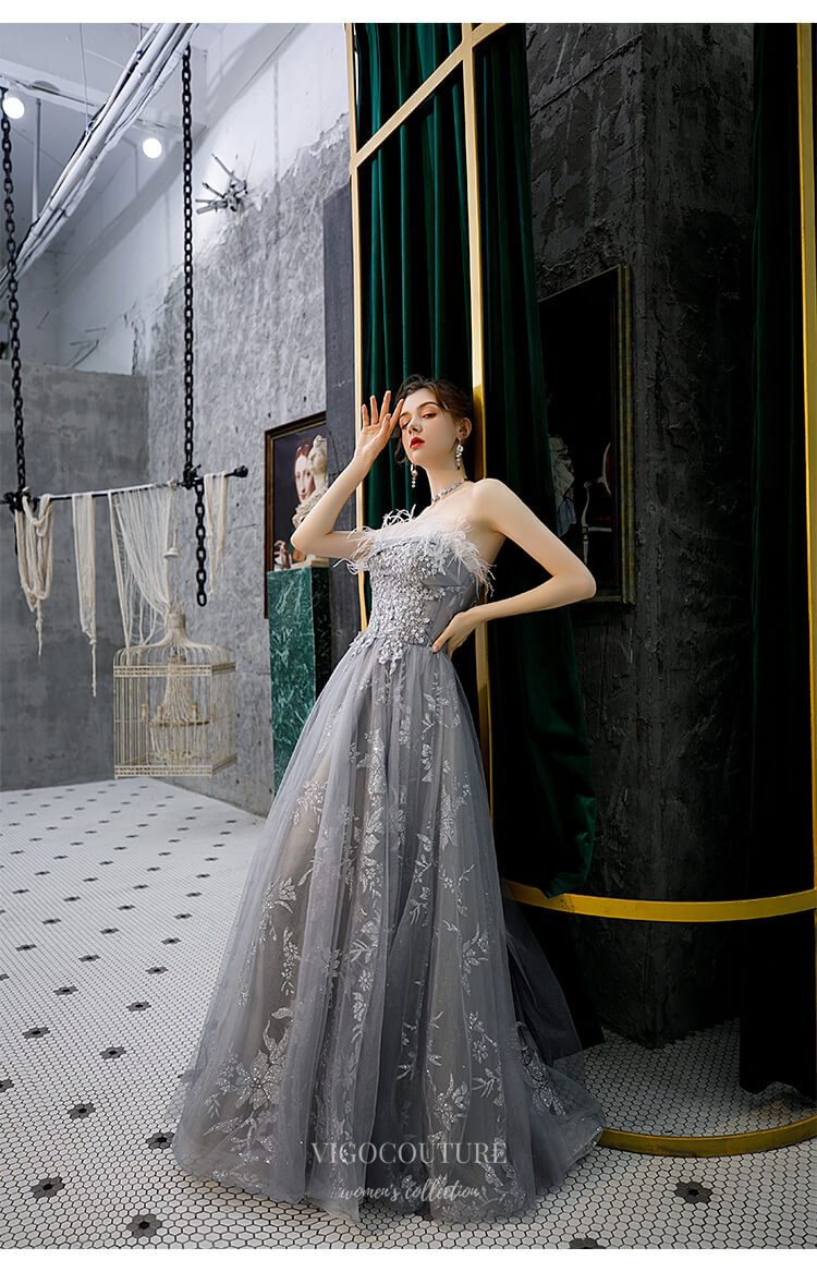 Strapless Beaded Prom Dress 20213 vigocouture Strapless Beaded Prom Dress 20213 vigocouture