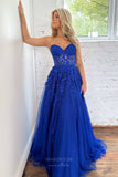 Prom Dress 2025 Strapless Lace Applique Cheap Prom Dresses 2024 Sheer Boned Bodice 24299-unique elegant Prom Dresses-Lavender-Custom Size-vigocouture