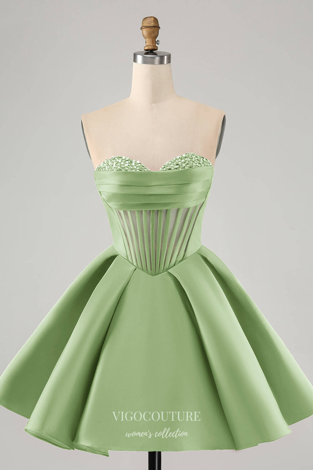 Strapless Satin Homecoming Dresses with Rhinestones Sweetheart Neckline & Sheer Boned Bodice - Hc368 Pink / 24W Strapless Satin Homecoming Dresses with Rhinestones Sweetheart Neckline & Sheer Boned Bodice - Hc368 Pink / 24W