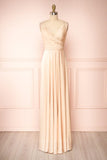 Prom Dress 2025 Stretchable Woven Spaghetti Strap Pleated Prom Dress 20858-unique elegant Prom Dresses-Blush-US2-vigocouture