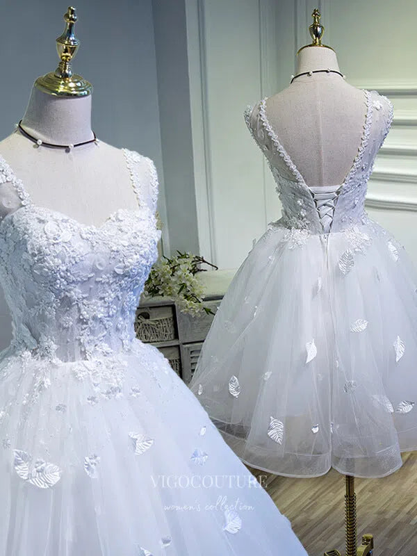 wide strap homecoming dress Cicinia Pearl Pink Homecoming Dress Square Neck Wide Strap A-Line Mini with Pearls