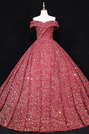 Sequin Quinceanera Dresses Off the Shoulder Sweet 16 Dresses  20681