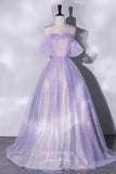 Shimmering Sparkly Tulle Off the Shoulder Prom Dress 22332