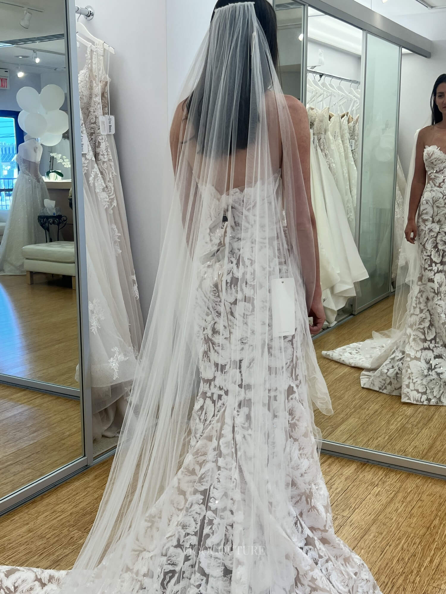 Boho Sparkly Floral Lace Wedding Dress Mermaid Bohemian Bridal Gown TS001 Custom Colors / US6 Boho Sparkly Floral Lace Wedding Dress Mermaid Bohemian Bridal Gown TS001 Custom Colors / US6