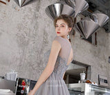 vigocouture-Beaded Cap Sleeve Prom Dress 20227-Prom Dresses-vigocouture-