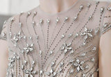 vigocouture-Beaded Cap Sleeve Prom Dress 20235-Prom Dresses-vigocouture-
