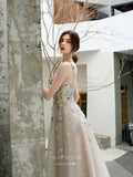 vigocouture-Beaded Floral Maxi Dress Prom Dress 20208-Prom Dresses-vigocouture-