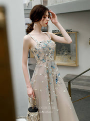 Beaded Floral Maxi Dress Prom Dress 20208