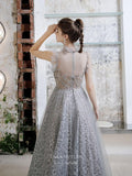 vigocouture-Beaded High Neck Prom Dress 20231-Prom Dresses-vigocouture-