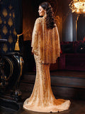 vigocouture-Beaded Long Sleeve Prom Dresses Mermaid Evening Dresses 21203-Prom Dresses-vigocouture-