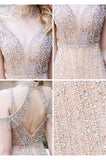 vigocouture-Beaded Off the Shoulder Prom Dresses Mermaid Evening Dresses 20131-Prom Dresses-vigocouture-