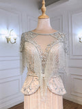 vigocouture-Beaded Prom Dresses Sheath Evening Dresses 21257-Prom Dresses-vigocouture-