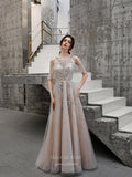 vigocouture-Beaded Spaghetti Strap Prom Dress 20222-Prom Dresses-vigocouture-