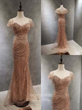 vigocouture-Beaded Strapless Formal Dresses Mermaid Evening Dresses 21524-Prom Dresses-vigocouture-
