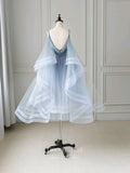 vigocouture-Blue Gradient Homecoming Dresses Beaded Spaghetti Strap Prom Dresses 21168-Prom Dresses-vigocouture-