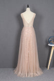 vigocouture-Blush Beaded Removable Cape Prom Dress 20753-Prom Dresses-vigocouture-