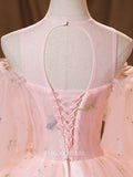 vigocouture-Blush Lace Applique Quinceanera Dresses Sparkly Tulle Sweet 15 Dresses 21370-Prom Dresses-vigocouture-