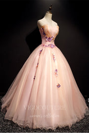 Blush Lace Applique Sweet 16 Dresses Off the Shoulder Ball Gown 20458