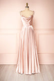 Blush Spaghetti Strap Prom Dress 20575