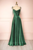 vigocouture-Blush Spaghetti Strap Prom Dress 20575-Prom Dresses-vigocouture-Green-US2-