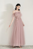 vigocouture-Blush Spaghetti Strap Prom Dress 20699-Prom Dresses-vigocouture-Blush-US2-